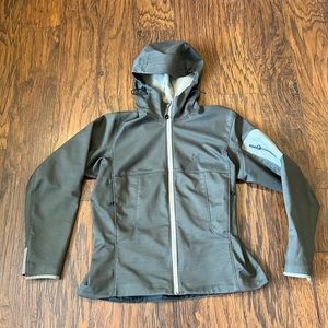 Arc'teryx Olive Green Hooded Softshell Jacket